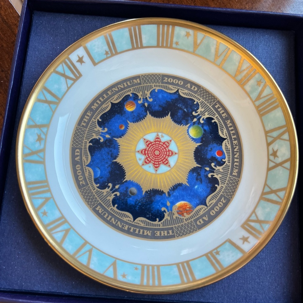 Royal Worcester Porcelain The Millennium Fine Bone China Coaster EUC
